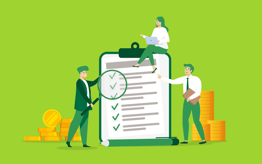 Erklärvideos zu Finanzlösungen: Symbole für E-Banking, Investieren, Vorsorge & mehr