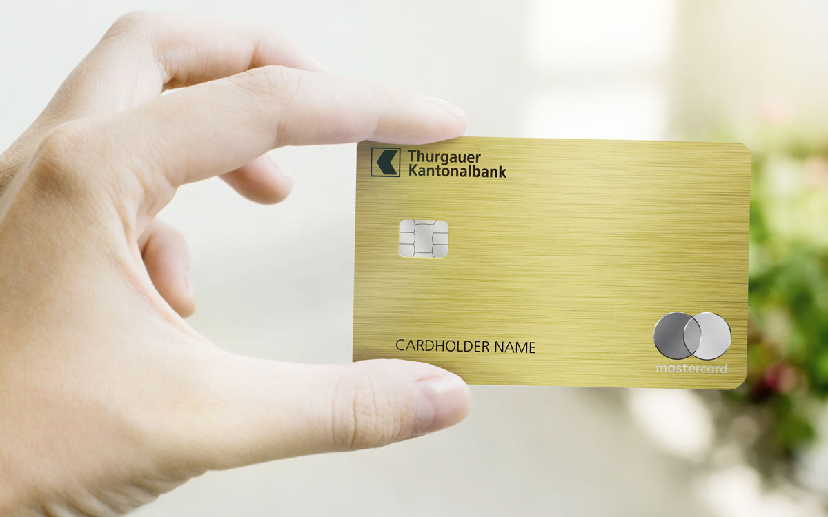 Gold Kreditkarte als MasterCard und Visa TKB